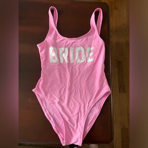 Bright Pink Bride Swimsuit